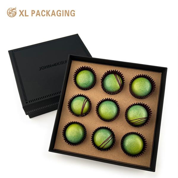 Boîtes de luxe personnalisées XL Packaging Boîtes à chocolat personnalisées Emballage Design durable pour cadeaux de chocolat Épaisseur 1,5 mm
