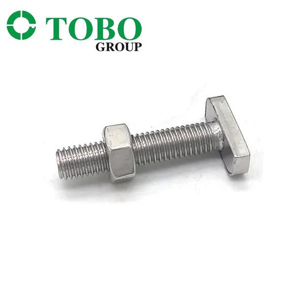 No parafuso de aço inoxidável da cabeça do parafuso SS304 SS316 T de JIS 1166 conservado em estoque T para o sistema de montagem solar