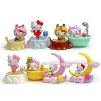 Fabricante de juguetes OEM plástico lindo mini dibujos animados gatito gatito juguetes para niños