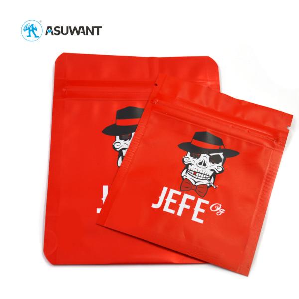 Seed Packaging Cigar Mylar Stand Up Pouches Small Heat Seal Plastic Ziplock Bag