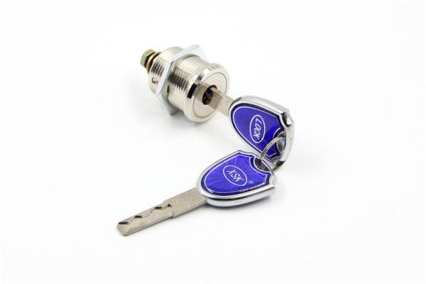 Chrome Finish Disc Tumbler Cam Lock 90 Degree Cam Turn D32 * L26.2mm