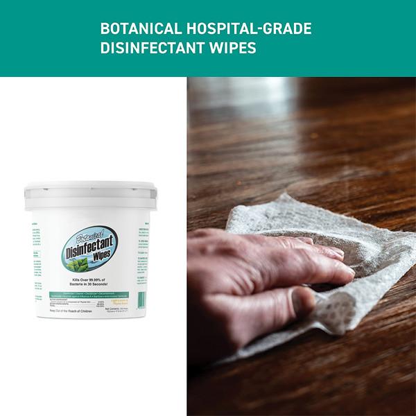 Customized  99.9% Sterilization Disinfectant Wet Wipes 100% Plant Sourced Fibers