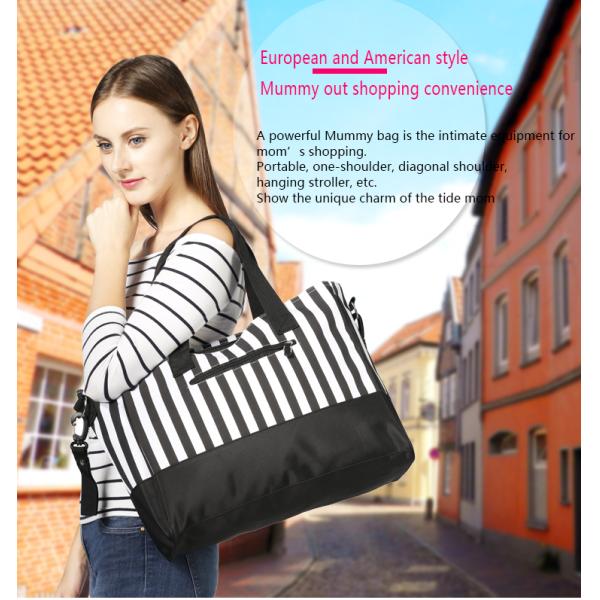 Solid 18L Mommy Diaper Bag Waterproof Shoulder Bags 40*15*30cm