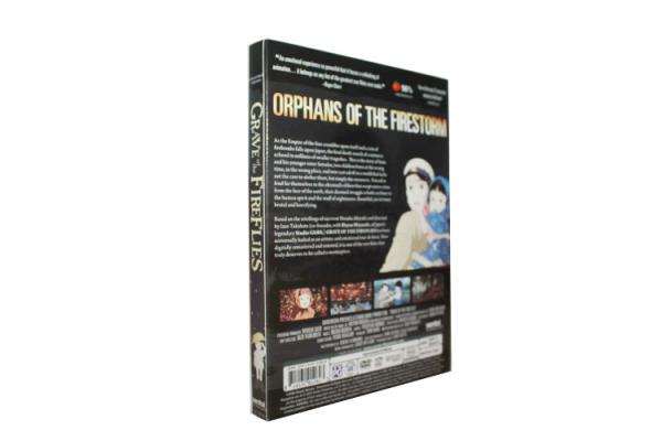 Wholesale Grave of the Fireflies dvd movie disney children carton dvd with slipcover case