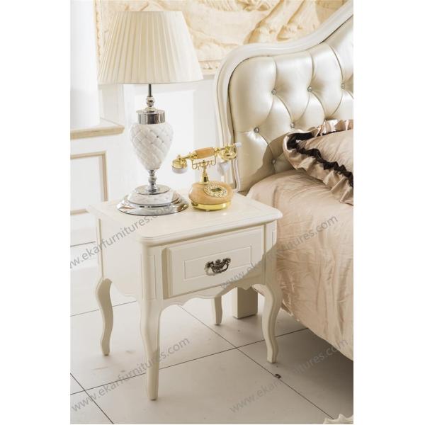 Rococo furniture, solid wood double bed 8009