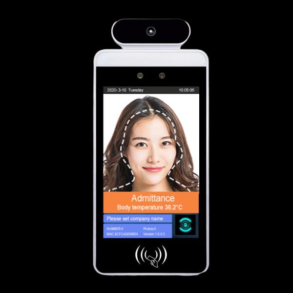 8 Inch Pass Management Terminal With Human Body Temperature Test And Facial Recognition