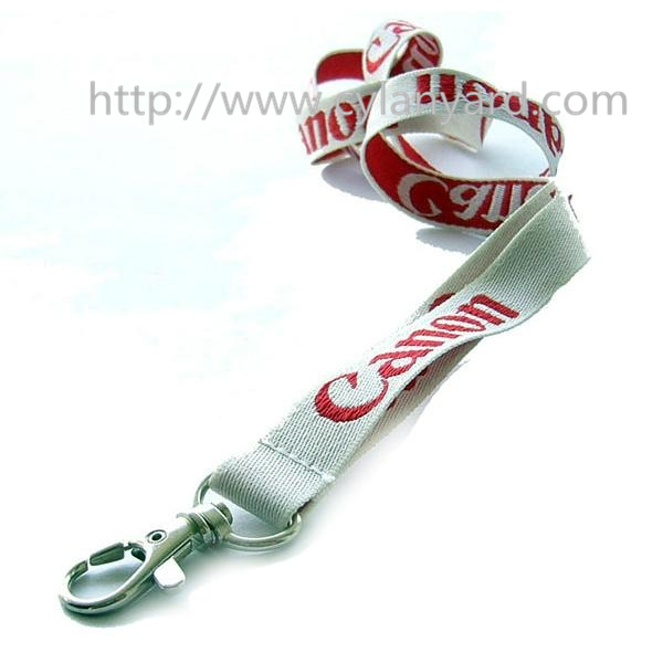 Cheap Woven Ribbon with Jacquard Logo, Custom Woven Neck Lanyards Supplier China
