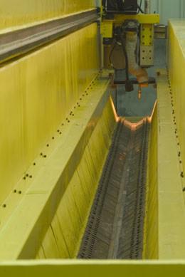 Export Egypt Steel Plates Butt Welded Equipment Automatic PLC Control Whole Working Process