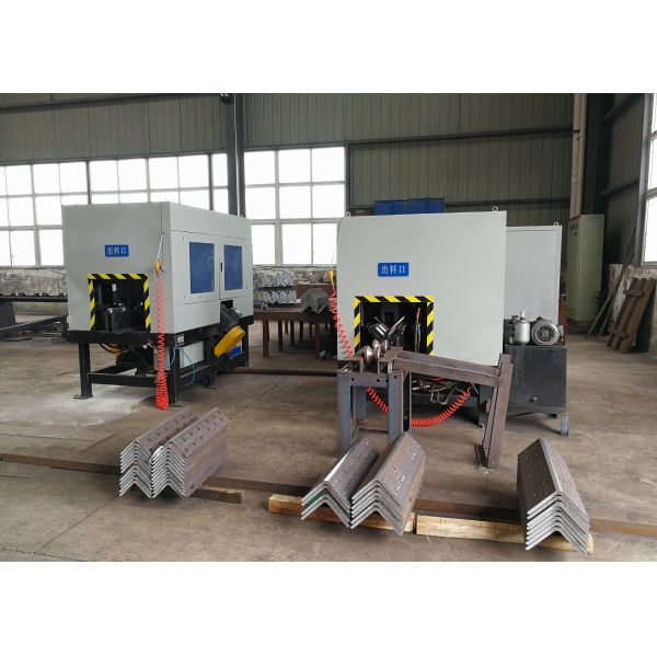 Used For Steel Structure Construction Sector Cnc Angle Steel Back Shovel Machine 7.5KW Power