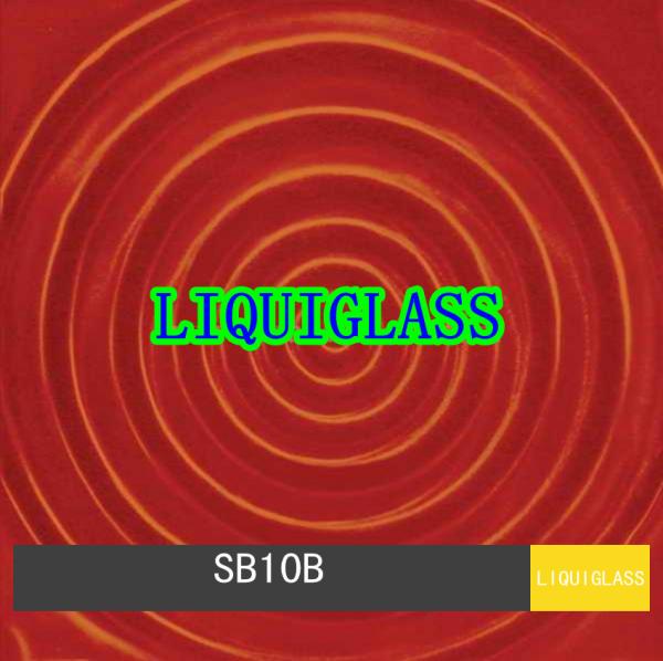 Printed EVA Laminated Glass 11.5mm Liquid Stereoscopic Effect Pattern
