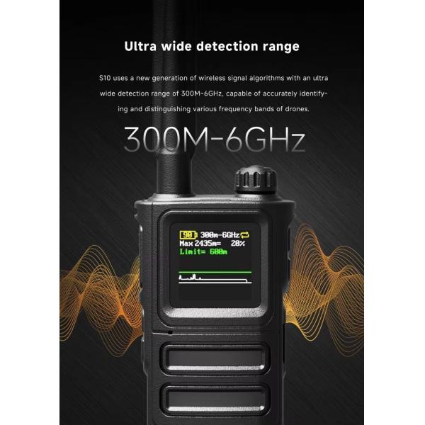                    Skydroid S10 Drone Alarmer Handheld Drone Detector             