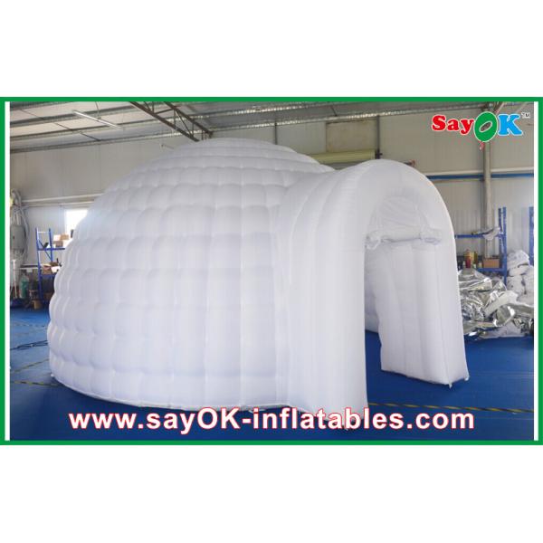 Шатер водить воздуха светов раздувной, шатер купола диаметра 5m раздувной