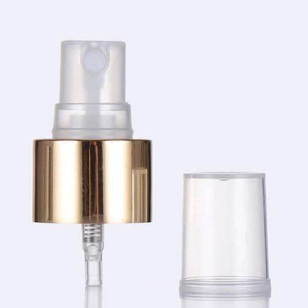 Aluminum 24mm Perfume Gold Fine Mist Sprayer ODM Color