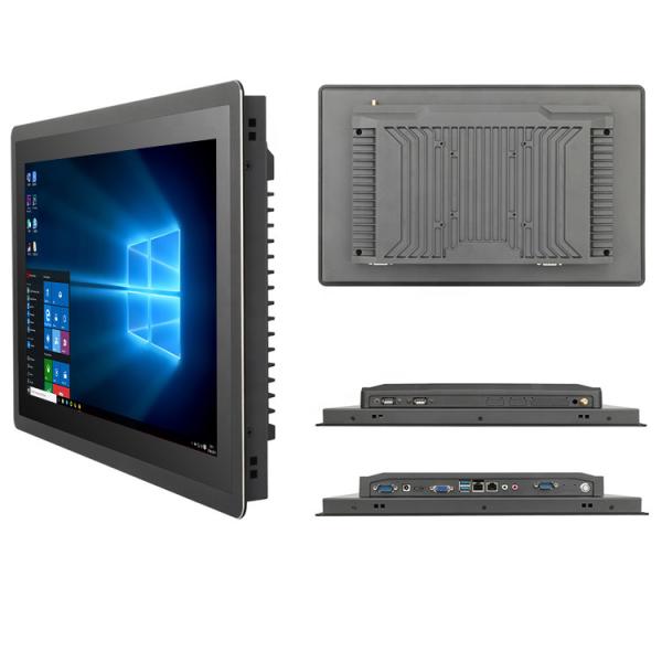 1920x1080 15.6 Industrial All In One Pc , J1900 CPU Touch Screen Computer