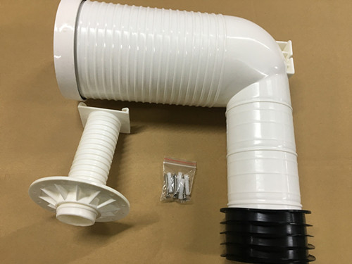 Non Toxic Toilet Pan Connector , Injection Forming Plumbing Toilet Waste Pipe