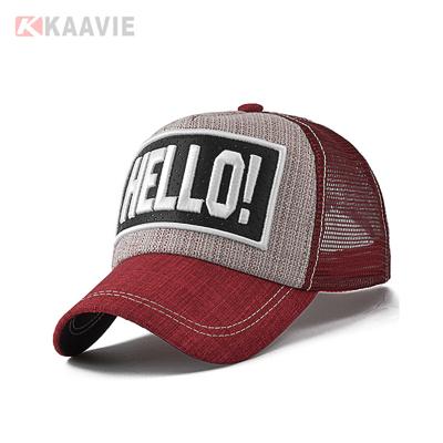 5 Panel Foam Mesh Trucker Caps Snapback 56cm 58cm 100% Cotton Twill Baseball Cap