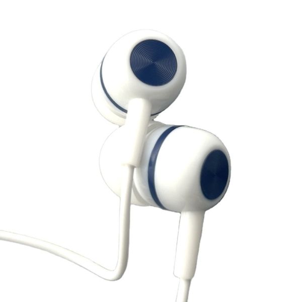 Customized Color Wired 3.5mm Plug Headset Super Bass Earbuds In-ear Headphone Made by with Plastic Material