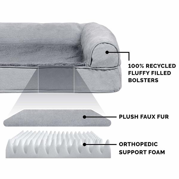 2.2kg 30in Memory Foam Dog Mat Medical Grade Orthopedic