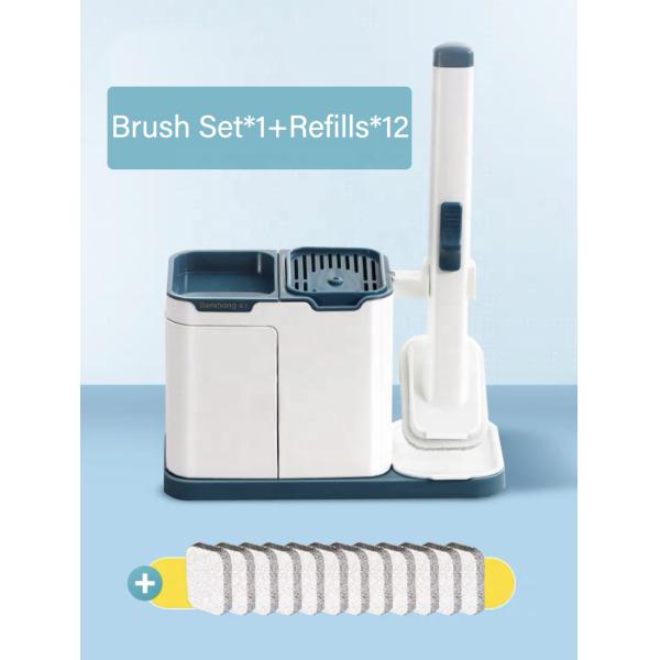 Limpeza profunda Borracha de panela de cozinha fácil de usar Borracha de panela descartável