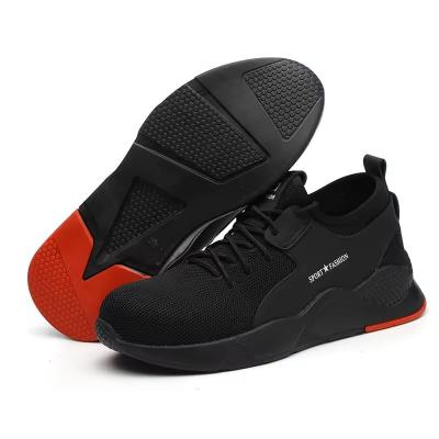 2024 Fashion Summer Breathable Steel Toes Casual Safety Working Boots Industrial Light Weight Safety Shoes For Men
