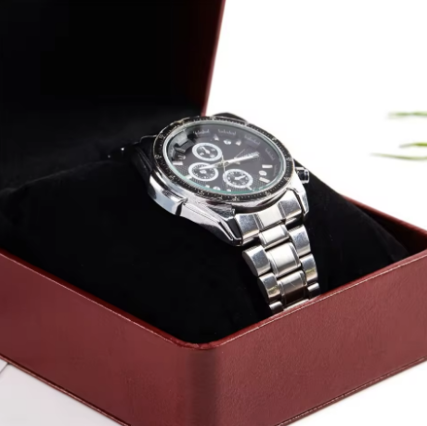 Luxury Flip PU Leather Watch Box Cases Fashion Watch Packaging Case Wholesale