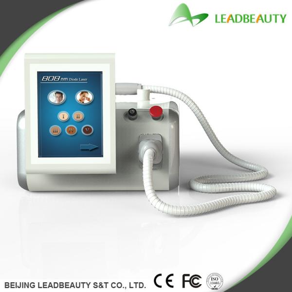 Portable Style No Q-Switch and Laser Type 808nm Diode Laser Hair Removal machine