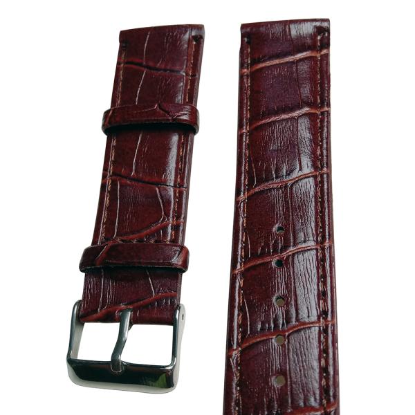 Environmental Protection 22mm Artificial Leather Strap Bamboo Section