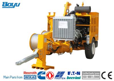 Bull-wheel Diameter 540mm 90kN Hydraulic Puller Transmission Line Stringing Equipment