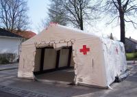 Encerado médico inflável do PVC da barraca 0.65mm do exército apertado do ar de Removeble