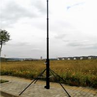 A mão portátil do tripé levanta o mastro de pouco peso Polo de 6M Antenna Telescopic Mast Alu