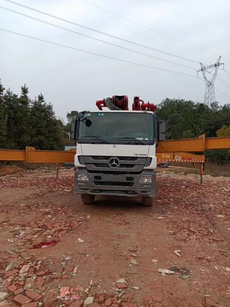 2018 anos usaram o caminhão da bomba concreta de Sany com Mercedes Benz Chassis