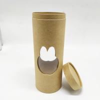 Empacotamento feito sob encomenda das latas do papel de embalagem da camisa de T biodegradável com janela clara