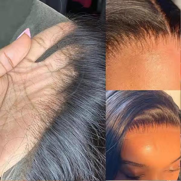 13x4HD Lace Front Wig Bone Straight Human Hair Wig PrePlucked