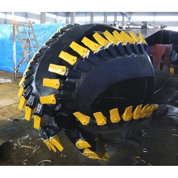 Spud Positioning Cutter Suction Dredger for Digging River Sand
