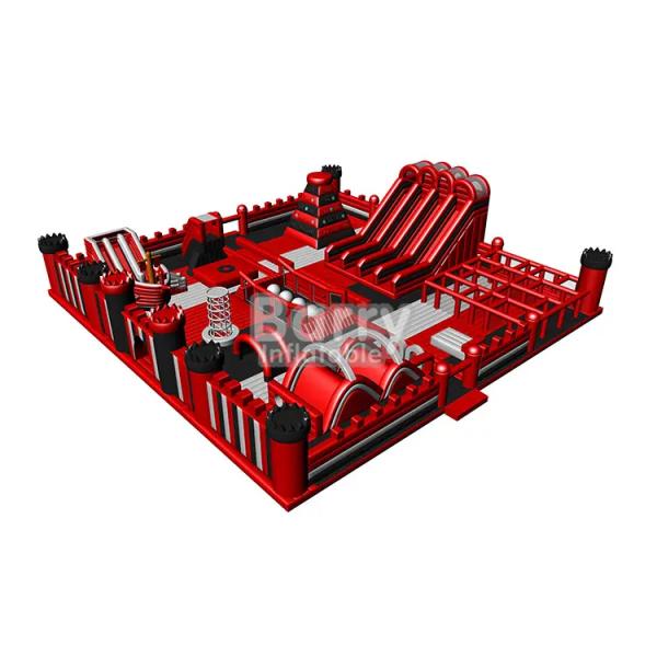 Спортивная игра города потехи коммерчески раздувного тематического парка крытая раздувная