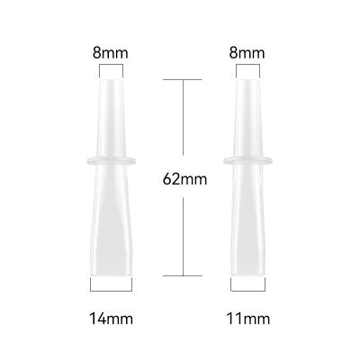 Good Standard White Breathalyzer Disposable Mouthpieces / Blowpipe For Various Machines