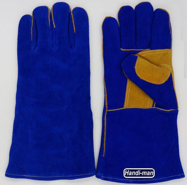 14 inch Split Leather Safety Welding Gloves