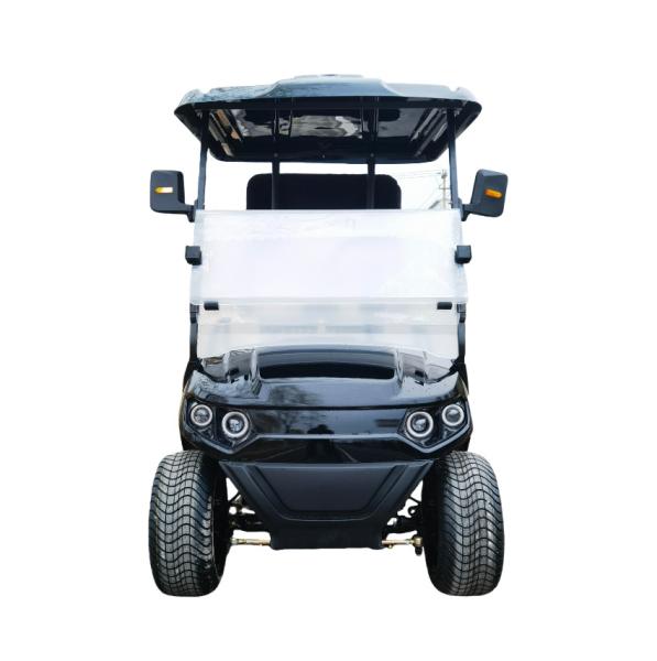 Carrinho de golfe elétrico de 6 lugares Design de moda Baterias elétricas de chumbo