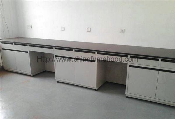 Chemical Resist Laboratory Workbench Furniture Sidebench Electric Supply Optional