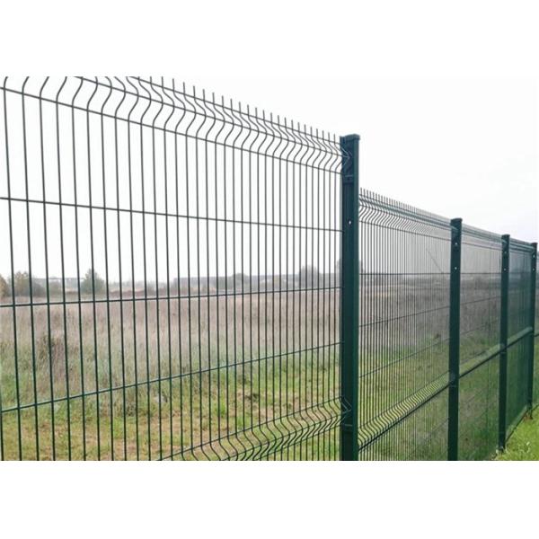 1.8m Welded Wire Mesh Fencing Plastic Film Package Powder Coated