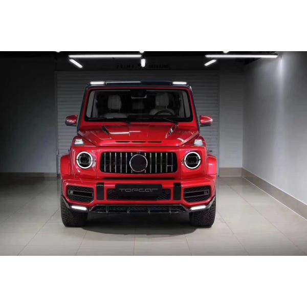 High Quality Carbon Fiber W464 G500 G63 Body Kit W464 Upgrade Topcar Style Front Shovel Rear Lip  Spoiler