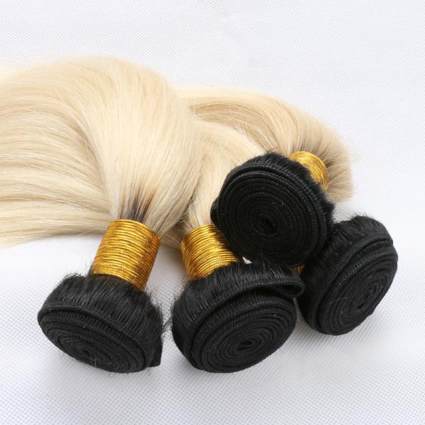 Brazilian Blonde 1B/613 Straight Hair 100%Human Hair Weaving Remy Hair