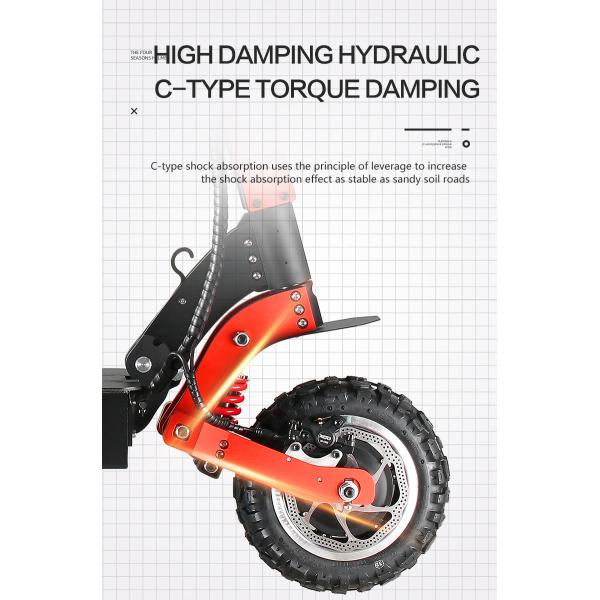 Fast Selling 5600W Scooter Max Speed 85KM/H Scooters for Adult in orange black color