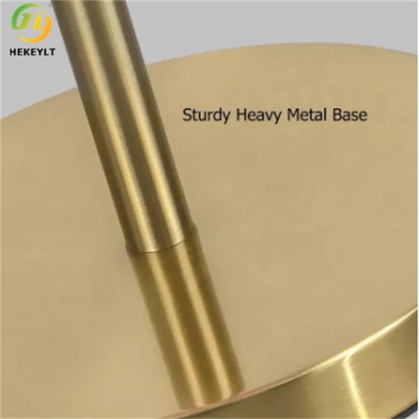 Металл золота света пола нордического 85в современный современный с управлением переключателя белого пера