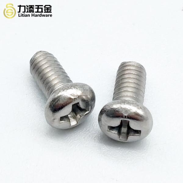 Stainless steel 304 stainless steel round head screw pan head cross machine tooth screws