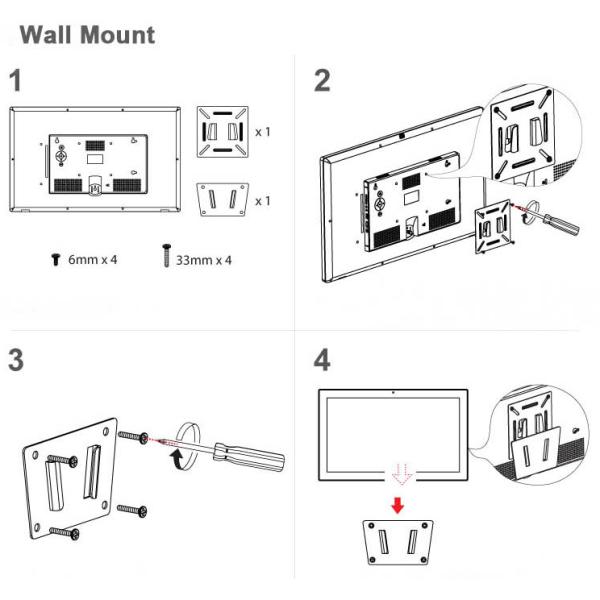 15.6 Inch Ultra Thin All-in-One Touch Screen PC with 8GB ROM WiFi RJ45 and PoE