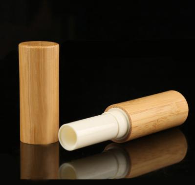 Tubo plástico vazio do batom da embalagem cosmética