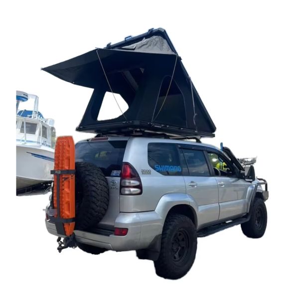 Outdoor Camping Triangle Waterproof Car Rooftop Tent  Car Side Awning Tent Car Roof Rack Awning