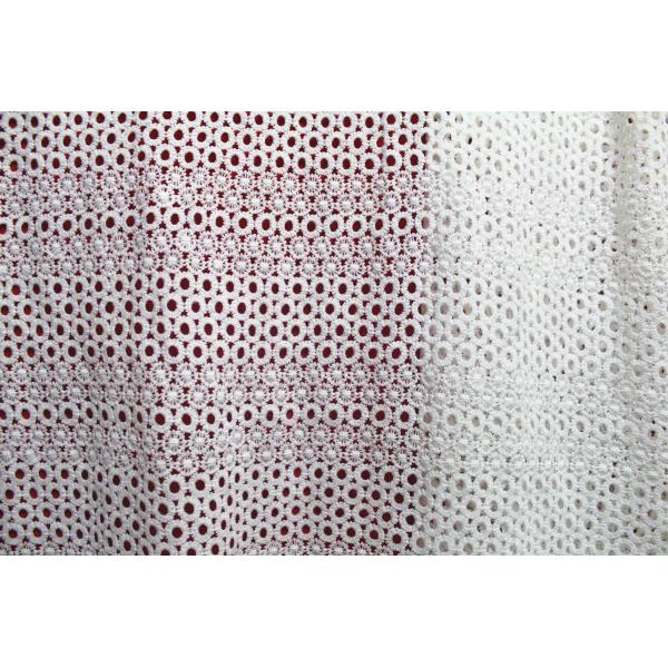 Apparel Accessories Chemical Lace Fabric Water Soluble Embroidery lace fabric in Different Color