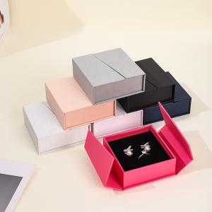 ネックレス用PEフィルムサスペンション付きデュアルマグネットジュエリーボックス